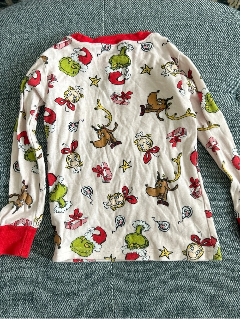 Carter’s The Grinch 2‑Piece Pajama Set Toddler Girl’s 3T Christmas Long Sleeve